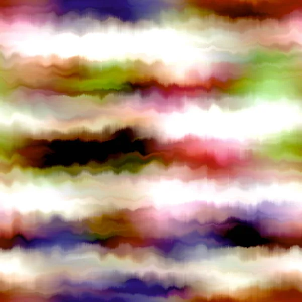 Blödning rand sommar slips färgämne batik strand slitage mönster. Sömlös variegerad lutning utrymme färgade shibori effekt. Tvättas ut måleri trendiga mode tryck bakgrund. — Stockfoto