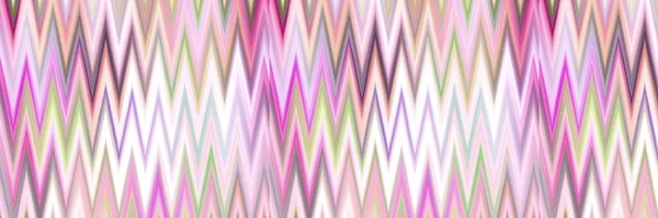 Индонезийский космос окрашенный градиент ikat границы шаблон. Бесшовный красочный разноцветный эффект зигзагообразной обрезки края. Ретро 1970-х мода бесконечная группа. — стоковое фото
