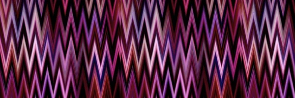Indonésie vesmír obarvený gradient ikat hraniční vzor. Bezešvé barevné pestrobarevné cik cak okraj lemování efekt. Retro 1970 módní nekonečná kapela. — Stock fotografie