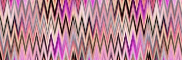 Indonesien utrymme färgad gradient ikat gränsen mönster. Sömlös färgglada brokiga sicksack kant trim effekt. Retro 1970-talets mode ändlöst band. — Stockfoto