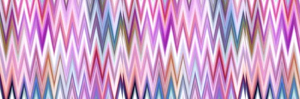 Индонезийский космос окрашенный градиент ikat границы шаблон. Бесшовный красочный разноцветный эффект зигзагообразной обрезки края. Ретро 1970-х мода бесконечная группа. — стоковое фото