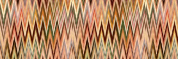 Indonesia space dyed gradient ikat border pattern. Seamless colorful variegated zig zag edge trim effect. Retro 1970 s fashion fashion endless band. — Stock Photo, Image