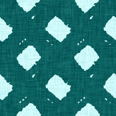 Ege mavisi benekli kırsal halka keten dokusu arka plan. Yazın benekli kıyı yaşam tarzı. Açık turkuaz mavi kumaş, tekstil dikişsiz desen oluşturur. Sahil evi kumaşlarını yıkadım.. 