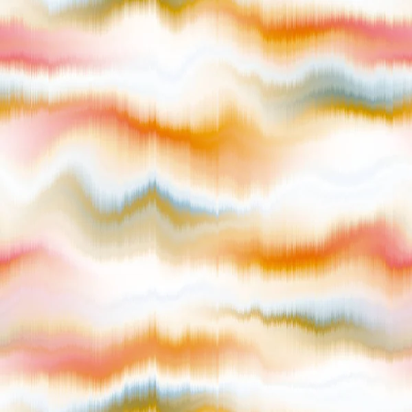 波夏ディップ染料boho背景。ビーチ水着、トレンディーなファッションプリントのためのぬれたオムレツの色のブレンド。波デジタル水彩渦効果を滴下。高解像度シームレスパターンアート素材. — ストック写真