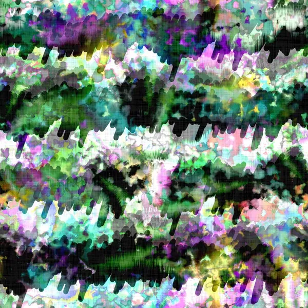 Mocskos nyári nyakkendő festék batik strand viselet mintát. Zökkenőmentes színes folttér festett hatás divat. Kimosott puha bútorozási háttér. — Stock Fotó
