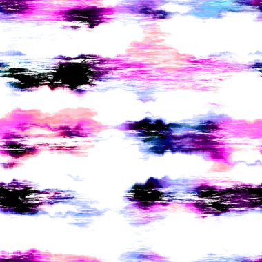 Kırık çizgili, yaz kravatlı, batik boyalı, plaj desenli. Lekesiz lekeli uzay Shibori etkisini boyadı. Moda modasının modası geçmiş.. 