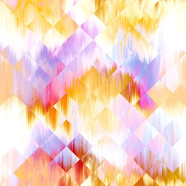 Optisk glitch slips färgämne geometrisk konsistens bakgrund. Material för sömlös vätskeflödeseffekt. Modern vågig våt tvätt brokig vätskeblandning mönster. — Stockfoto
