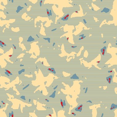 Eğlenceli sarı, kırmızı, soyut, dikişsiz doku. Modern retro-yüzme her yerde moda. Sahilde yaşam yastığı kaplaması ya da sahil evi kumaş arka planı. Yüksek kalite jpg batik swatch.