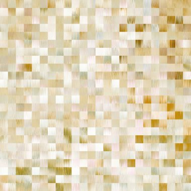 Optik düşük polyester piksel ızgara boya bulanık doku arka planı. Kusursuz yıkanmış geometrik ombre etkisi. 80 'lerin tarzı eski kare şekilli. Yüksek çözünürlüklü funky plaj giyin moda tekstil.