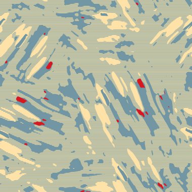 Eğlenceli sarı, kırmızı, soyut, dikişsiz doku. Modern retro-yüzme her yerde moda. Sahilde yaşam yastığı kaplaması ya da sahil evi kumaş arka planı. Yüksek kalite jpg batik swatch.