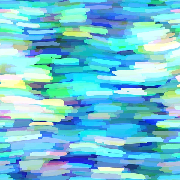 Хвилястий літній зламаний хвилястий смугастий безшовний фон. Суміш кольорів Ombre для пляжного купальника, модний принт. Потоки хвилі цифровий акварельний ефект. Матеріал повторюваного візерунка високої роздільної здатності . — стокове фото