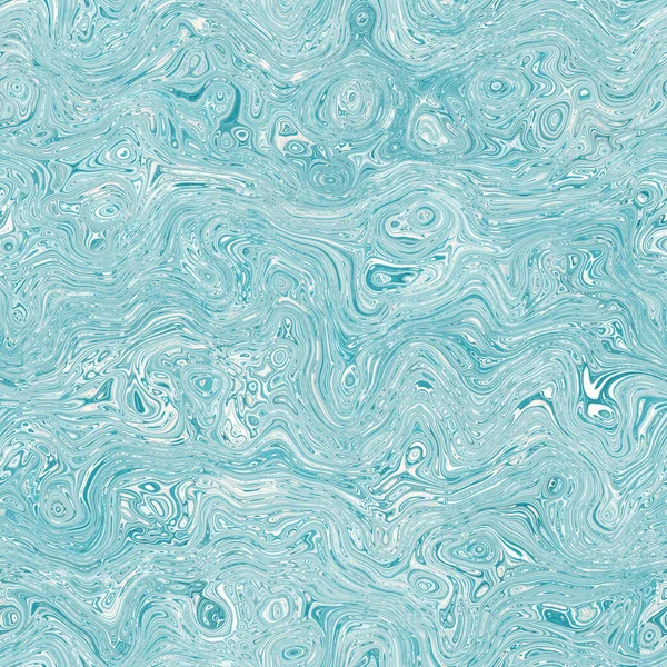 Ege mavisi benekli girdap mermer denizcilik dokusu arka planı. Yaz kıyı yaşam tarzı ev dekorasyonu. Sıvı mavi su akış efekti tekstil dikişsiz desen boyadı.