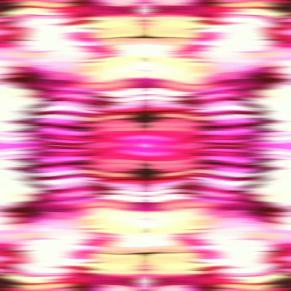 Optische Krawattenfärbekaleidoskop verschwimmen Textur Hintergrund. Nahtlos ausgewaschener Symmetrie-Ombre-Effekt. Retro geometrisches Spiegelmuster im Stil der 80er Jahre. Hohe Auflösung funky beach wear fashion textile — Stockfoto
