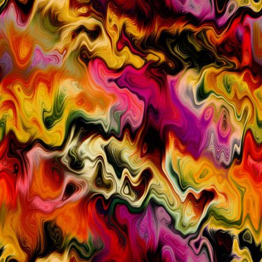 Dalgalı yaz boyası arka planı. Plaj mayosu için nemli ombre renk karışımı, modaya uygun moda baskısı. Damlayan dijital sıvı suluboya girdap etkisi. Yüksek çözünürlüklü dikişsiz kalıp materyal.