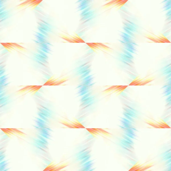 Glitch óptico triángulo lazo tinte textura geométrica fondo. Material de rejilla de patchwork de efecto de flujo líquido sin costura. Moderno patrón de desenfoque de fluido abigarrado lavado húmedo. —  Fotos de Stock