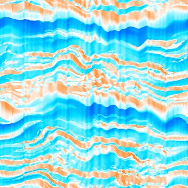 Dalgalı yaz boyası arka planı. Plaj mayosu için farklı renk karışımı, modaya uygun moda baskı. Boho dijital suluboya efekti damlatıyor. Yüksek çözünürlüklü, kusursuz desen materyali.