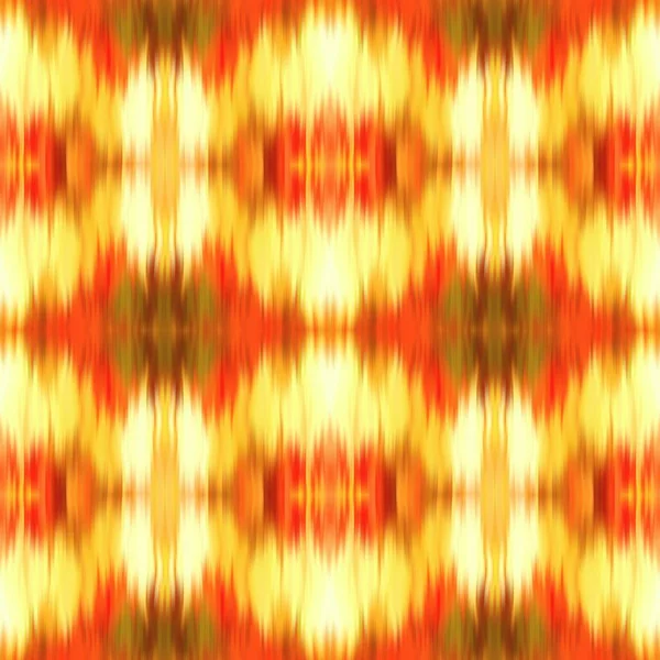 Optisk slips färgämne kalejdoskop suddig konsistens bakgrund. Sömlös tvättas ut symmetri ombre effekt. 80-tals retrogeometriskt spegelmönster. Högupplöst funkig strand bära mode textil — Stockfoto