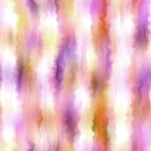 Krwawienie pionowe pasek lato krawat farbowanie Batik plaża nosić wzór. Płynnie urozmaicona gradientowa przestrzeń barwiona efektem shibori. Wypłukane malarsko modne tło druku mody. — Zdjęcie stockowe