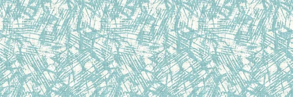 Ege 'nin deniz mavisi çizgili kenar şeridi keten dokusu arka planı. Kıyı tarzı ev dekorasyonu kumaş efekti. Deniz yeşili grunge kenar malzemesi. Dekoratif tekstil lekesiz desenli afiş. 