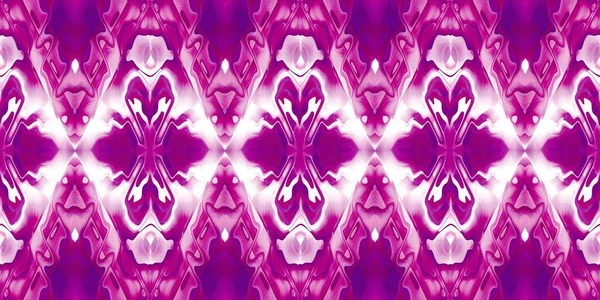 Geometrisk sommar ombre slips färgämne batik rand kantmönster. Sömlös shibori utrymme färgad randig effekt mode kantlist. Tvättad boho strand bära band ändlös tejp. — Stockfoto