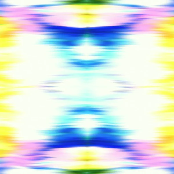 Optická kravata barvivo kaleidoskop rozmazání textury pozadí. Bezproblémový ombre efekt ombre. Osmdesátá léta styl retro geometrické zrcadlo vzor. Funky Beach oblečení módní textil s vysokým rozlišením — Stock fotografie