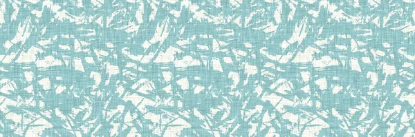 Αιγαιοπελαγίτικο teal ραβδώσεις λινό φόντο υφής. Παράκτια καλοκαίρι στυλ σπίτι διακόσμηση υφάσματος επίδραση. Θάλασσα πράσινο υλικό απόληξης grunge άκρη. Διακοσμητικό έμβλημα χωρίς ραφή μοτίβο. — Φωτογραφία Αρχείου