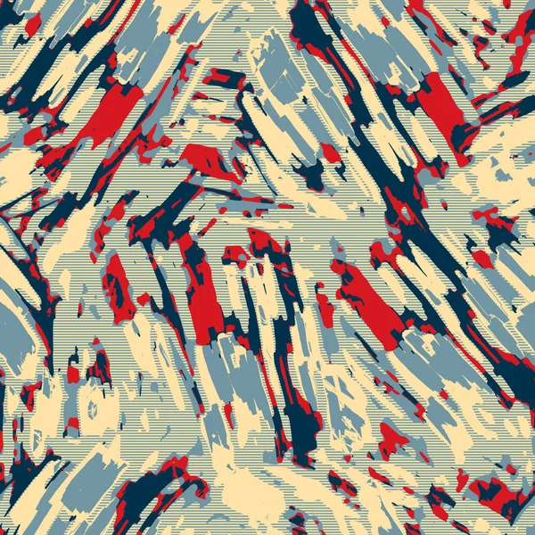 Eğlenceli sarı, kırmızı, soyut, dikişsiz doku. Modern retro-yüzme her yerde moda. Sahilde yaşam yastığı kaplaması ya da sahil evi kumaş arka planı. Yüksek kalite jpg batik swatch.