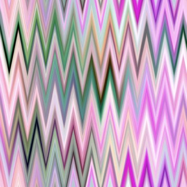 Endonezya uzayı gradyan ikat desenini boyamış. Kusursuz renklendirilmiş zig zag etkisi. 1970 'lerin moda baskısı geçmişi