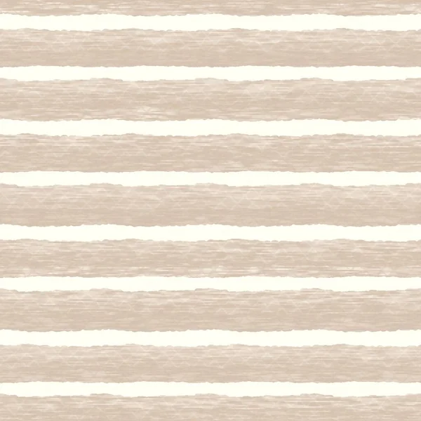 Minimal ecru jute plain horizontal stripe texture pattern. Two tone washed out beach decor background. Modern rustic brown sand color design. Seamless striped distress shabby chic pattern. — Stock Photo, Image