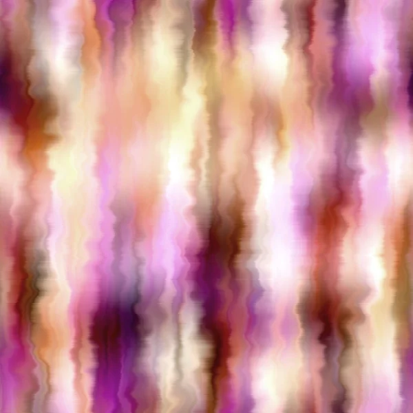 Vérző függőleges csík nyári nyakkendő festék batik strand kopási minta. Zökkenőmentes változatos gradiens tér festett shibori hatás. Kimosta festői trendi divat nyomtatási háttér. — Stock Fotó