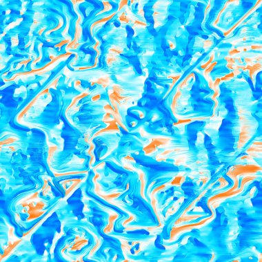 Dalgalı yaz boyası arka planı. Plaj mayosu için farklı renk karışımı, modaya uygun moda baskı. Boho dijital suluboya efekti damlatıyor. Yüksek çözünürlüklü, kusursuz desen materyali.