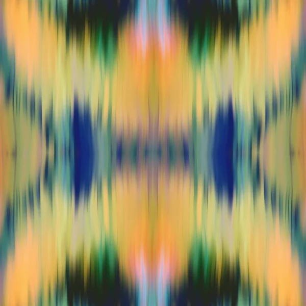 Optiskt kalejdoskop sudda textur bakgrund. Sömlös tvättas ut symmetri ombre effekt. 80-tals retrogeometriskt spegelmönster. Hög upplösning strand slitage mode textil — Stockfoto