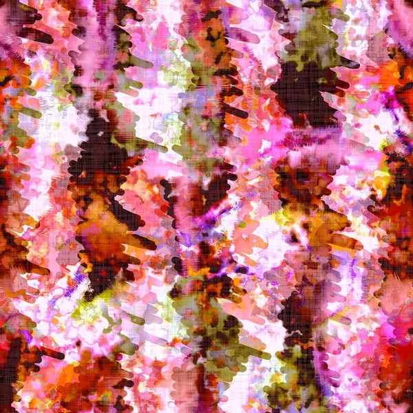 Snuskigt sommar slips färgämne batik strand slitage mönster. Sömlös färgglada fläck utrymme färgad effekt mode. Tvättad ut mjuk inredning bakgrund. — Stockfoto