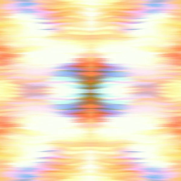 Optische Krawattenfärbekaleidoskop verschwimmen Textur Hintergrund. Nahtlos ausgewaschener Symmetrie-Ombre-Effekt. Retro geometrisches Spiegelmuster im Stil der 80er Jahre. Hohe Auflösung funky beach wear fashion textile — Stockfoto