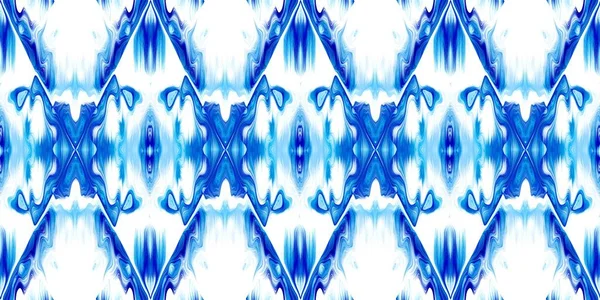 Geometric Indigo μπλε ombre γραβάτα χρώμα μπατίκ λωρίδα μοτίβο των συνόρων. Απρόσκοπτη shibori χώρο βαμμένα ριγέ αποτέλεσμα μόδας τελειώματα μπορντούρας. Πλυμένη παραλία boho φορούν κορδέλα ατελείωτες ταινία. — Φωτογραφία Αρχείου