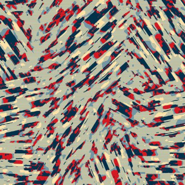 . Modern retro-yüzme modadan izler giyer. Memphis tarzı maskülen grunge soyut arka plan. Klasik deniz mavisi, kırmızı, sarı, pürüzsüz. Yüksek kalite, jpg kumaşı.. 