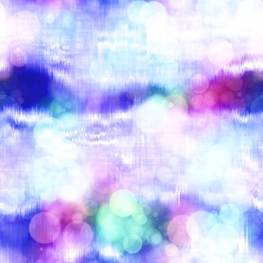 Kusursuz 70 'ler, boya şeritli bokeh desenli. Hippi yaz dalgalı çizgili arka planı mürekkep boyalı efektle tekrarla.