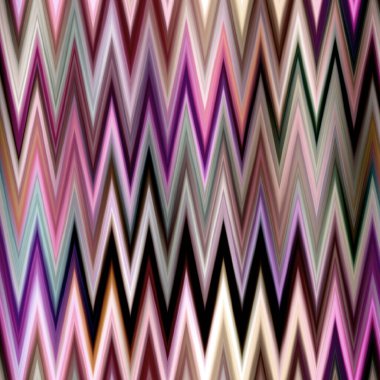 Endonezya uzayı gradyan ikat desenini boyamış. Kusursuz renklendirilmiş zig zag etkisi. 1970 'lerin moda baskısı geçmişi