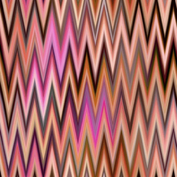 Indonesia spazio colorato modello ikat gradiente. Effetto zig zag variegato colorato senza cuciture. Retro 1970 moda stampa sfondo — Foto Stock