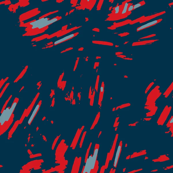 Klasik deniz mavisi, kırmızı, sarı, dikişsiz doku. Modern retro-yüzme modadan izler giyer. Memphis tarzı maskülen grunge soyut arka plan. Yüksek kaliteli jpg kumaşı.