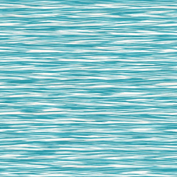 Space dyed coastal marl stripe texture background. Seamless jersey fabric effect repeatable swatch. Coastal marine summer style. — Stock Photo, Image