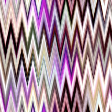 Endonezya uzayı gradyan ikat desenini boyamış. Kusursuz renklendirilmiş zig zag etkisi. 1970 'lerin moda baskısı geçmişi