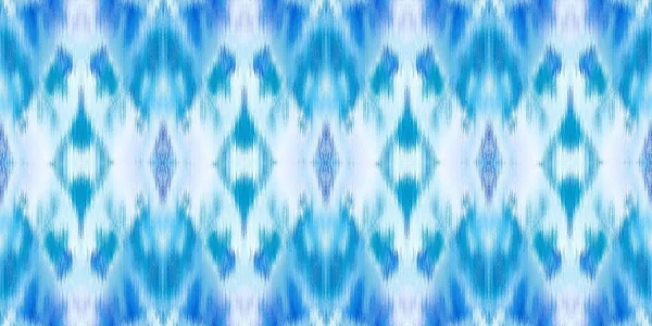 Geométrica índigo azul ombre tie tintura batik padrão de borda listra. Seamless shibori espaço tingido efeito listrado moda aparar afiação. Lavado fora boho praia desgaste fita fita sem fim. — Fotografia de Stock