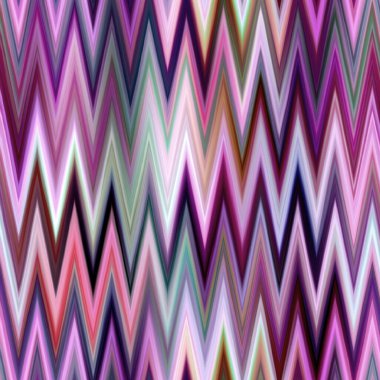 Endonezya uzayı gradyan ikat desenini boyamış. Kusursuz renklendirilmiş zig zag etkisi. 1970 'lerin moda baskısı geçmişi