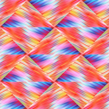 Optik arıza üçgeni boyalı geometrik doku arka planı. Kusursuz sıvı akış efekti yama şebekesi malzemesi. Modern ıslak, çeşitli sıvı bulanıklığı deseni. 