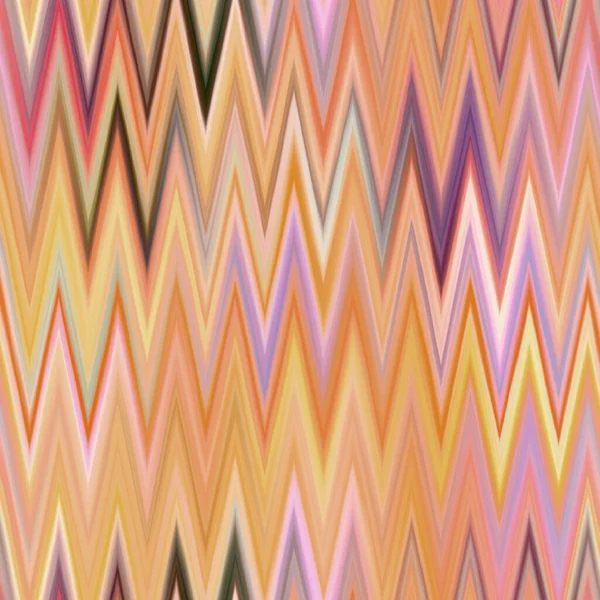 Indonesien utrymme färgad gradient ikat mönster. Sömlös färgglada brokiga sicksack effekt. Retro 1970 mode tryck bakgrund — Stockfoto