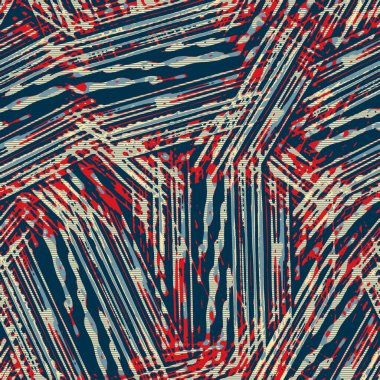 . Modern retro-yüzme modadan izler giyer. Memphis tarzı maskülen grunge soyut arka plan. Klasik deniz mavisi, kırmızı, sarı, pürüzsüz. Yüksek kalite, jpg kumaşı.. 