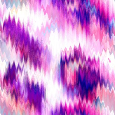 Dalgalı yaz boyası arka planı. Plaj mayosu için nemli ombre renk karışımı, modaya uygun moda baskısı. Damlayan dijital sıvı suluboya efekti. Yüksek çözünürlüklü dikişsiz kalıp materyal.