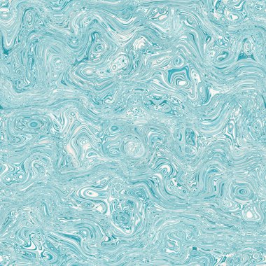 Ege mavisi benekli girdap mermer denizcilik dokusu arka planı. Yaz kıyı yaşam tarzı ev dekorasyonu. Sıvı mavi su akış efekti tekstil dikişsiz desen boyadı.