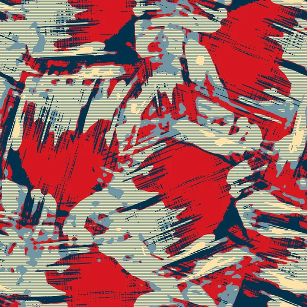 Klassisches marine blau rot gelb nahtlose Textur. Moderne Retro-Badebekleidung mit Allover-Print. Memphis-Stil männlichen Grunge abstrakten Hintergrund. Hochwertige jpg swatch. — Stockfoto